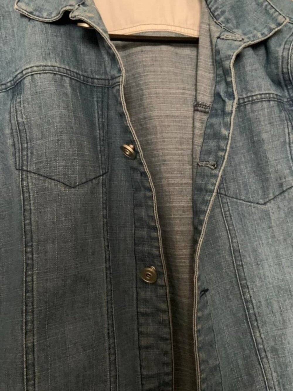 Authentic Burberry Logo Denim Trucker Jacket 16Y - Picture 4 of 13